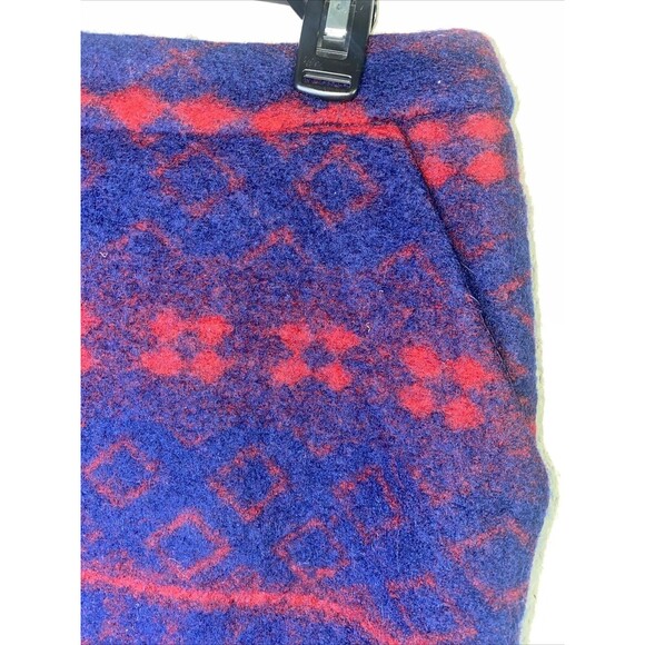 Forever 21 wool tweed Aztec Western Geometric mini skirt Medium Country Women - Picture 2 of 7